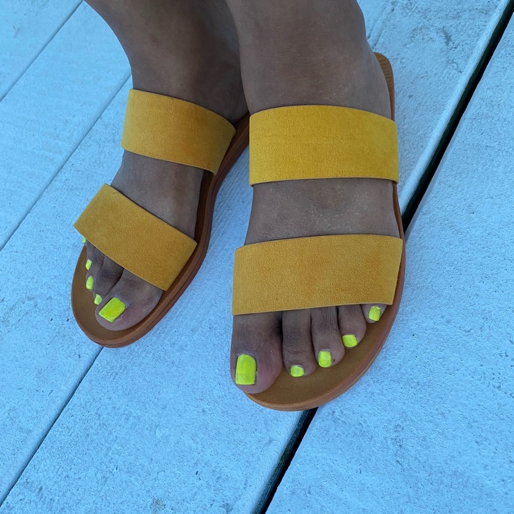 Mustard bamboo double band moon beam  slides 7